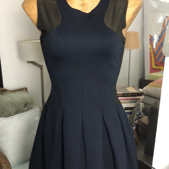 maje navy dress
